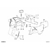 BMW Tail Trim Panel (Anthrazit) - Genuine BMW 51471923981