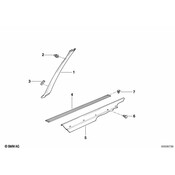 BMW Sill Strip Right - Genuine BMW 51471933722