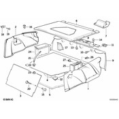 BMW Push-Button (Natur) - Genuine BMW 51471954696