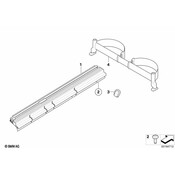 BMW Lashing Rail Right - Genuine BMW 51476981044