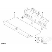 Mini Rear Body Panel Trim Panel - Genuine Mini 51477029322