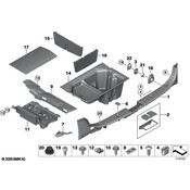 BMW Loading Sill Cover (Black) - Genuine BMW 51477068908