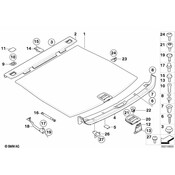 BMW Tie Down Hook Cap - Genuine BMW 51477112336