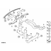 BMW Air Channel Right - Genuine BMW 51477148534