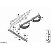 BMW Luggage Compartment Net - Genuine BMW 51477245211