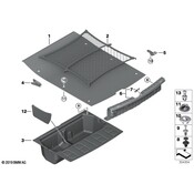 BMW Floor Carpet Luggage Compartment - Genuine BMW 51477246303