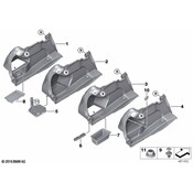 BMW Trunk Trim Left - Genuine BMW 51477284151