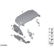 BMW Trim Support Tube Left - Genuine BMW 51477284167