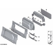 BMW Insert Partition Wall Middle - Genuine BMW 51477289153