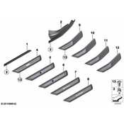 BMW Door Sill Plate - Genuine BMW 51477289885