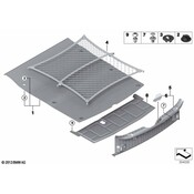 BMW Floor Carpet Luggage Compartment - Genuine BMW 51477296061