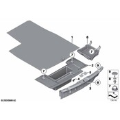 BMW Luggage Comp.Indentation Trim Panel - Genuine BMW 51477311100