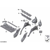 BMW Tail Trim Sound Insulation - Genuine BMW 51477315322