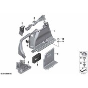 BMW Quarter Panel Trim Panel Bracket - Genuine BMW 51477326237
