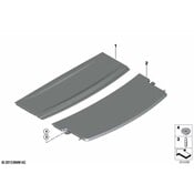 BMW Parcel Shelf Rear (Venetobeige) - Genuine BMW 51477328242