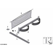 BMW Lashing Rail Left - Genuine BMW 51477331363