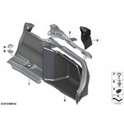 BMW Interior Quarter Panel Trim Panel - Genuine BMW 51477337234