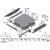 BMW Loading Sill Cover (Ivory White) - Genuine BMW 51477342603