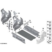 Mini Trunk Trim Scuff Plate - Genuine Mini 51477361765