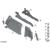 BMW Interior Quarter Panel Trim Panel - Genuine BMW 51477369418