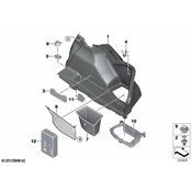 BMW Storage Net Luggage Compartment Right - Genuine BMW 51477398994