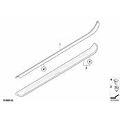 BMW M Trim Piece Front Right Entry - Genuine BMW 51478045298