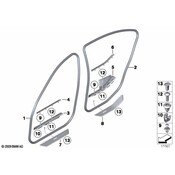 BMW Trim Entrance Illuminated Rear Left (Individual) - Genuine BMW 51478046025