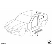 BMW Trim Panel Right (SandGrey) - Genuine BMW 51478146956