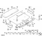 BMW Floor Cover Engagement Hook (Black) - Genuine BMW 51478199724