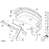 BMW Covering Column-Center Left - Genuine BMW 51478398019
