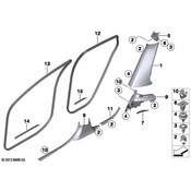 BMW Body C-Pillar Trim Panel - Genuine BMW 51479136014