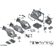 BMW Storage Shell Left (Flach) - Genuine BMW 51479142288