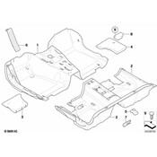 BMW Insert Footwell Rear - Genuine BMW 51479177837