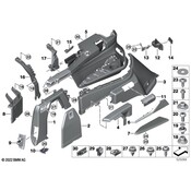 BMW Interior Quarter Panel Trim Panel - Genuine BMW 51479892345