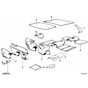BMW Sound Insulating Dash Panel Engine Room - Genuine BMW 51481852059