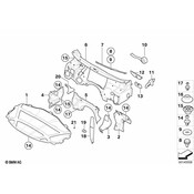 BMW Sound Insulation Engine Compartm. Left - Genuine BMW 51483405882