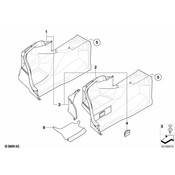BMW Trunk Trim Left - Genuine BMW 51486960411
