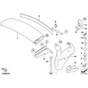 BMW Foam Pad Left - Genuine BMW 51487112667