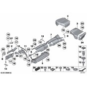 BMW Heat Insulation Tunnel - Genuine BMW 51487202846