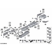 BMW Heat Insulation Tunnel - Genuine BMW 51487202857
