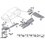 BMW Heat Insulation Front Front Wall Right - Genuine BMW 51487213683