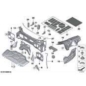 BMW Seal Side Frame Left - Genuine BMW 51487290213
