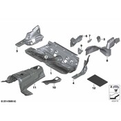 BMW Sound Insulation Cast Conn. Node Left - Genuine BMW 51487293751