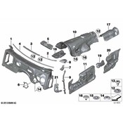 BMW Sound Insulation Door Right - Genuine BMW 51487316338