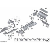 BMW Floor Pan Heat Shield - Genuine BMW 51487340230