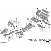 BMW Floor Pan Heat Shield - Genuine BMW 51487340805