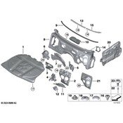 BMW Door Water Deflector - Genuine BMW 51487366706