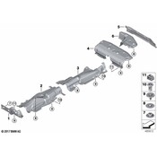 Mini Bumper Cover Heat Shield - Genuine Mini 51487375658