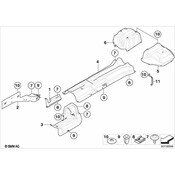 BMW Heat Insulation Tunnel-Tank - Genuine BMW 51487898124