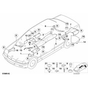 BMW Heat Insulation Rear Silencer Right - Genuine BMW 51488125960